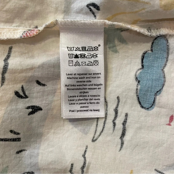 Petit Bateau Girl’s Short Sleeve Poplin Dress Size 12 - Picture 7 of 11